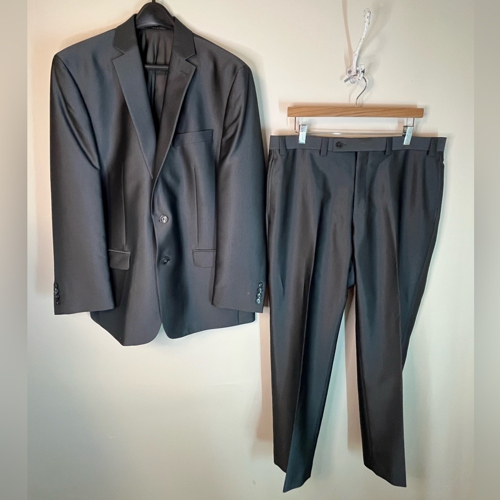 Calvin Klein Charcoal Men's Suit
